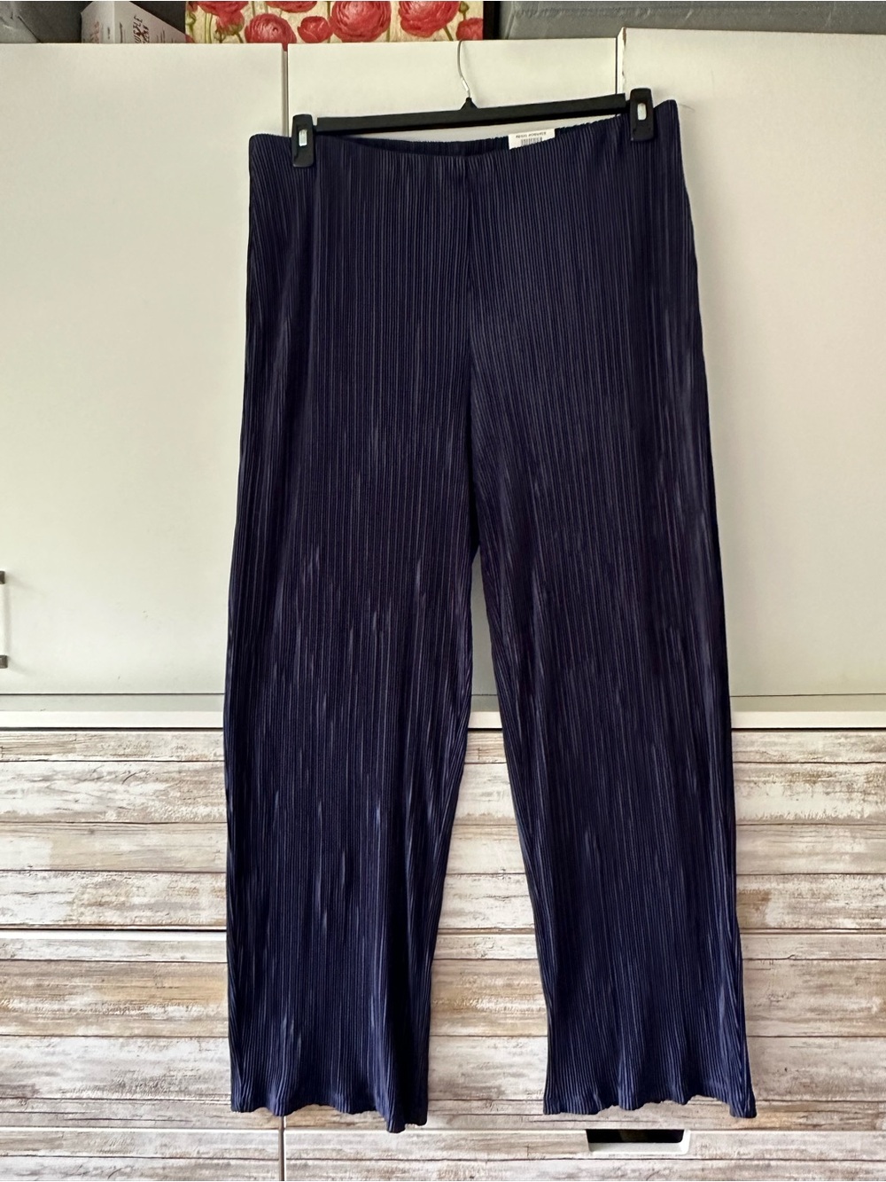 💙 JM Collection Pleated Wide Leg Pants XXL Intrepid Blue Pull-On NWT